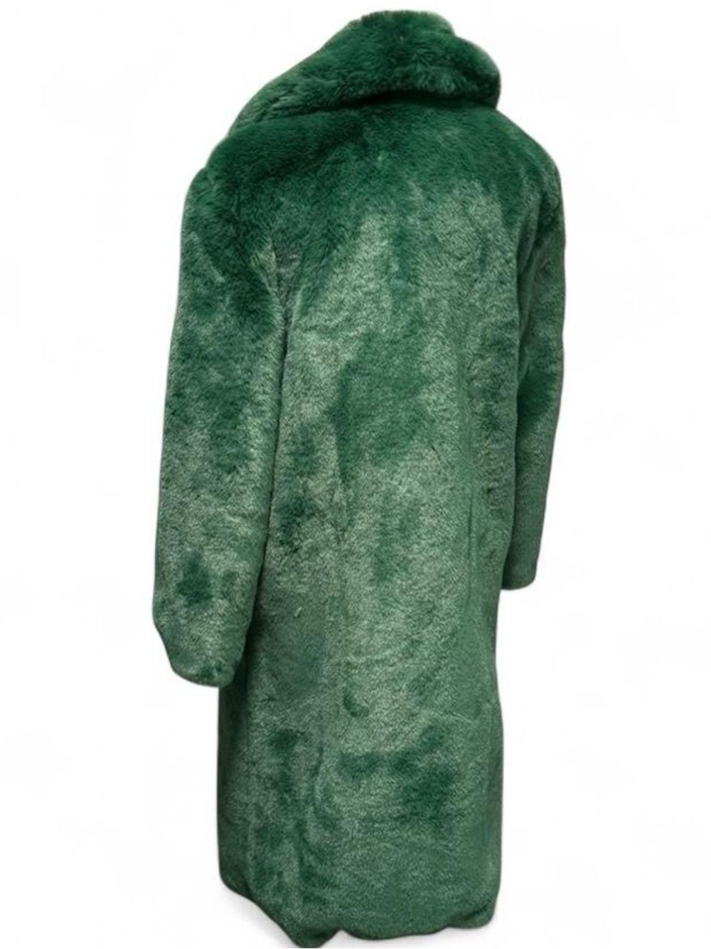 NWT fashion nova “mari” faux fur coat in the dreamiest hunter green 💚✨ - Picture 4 of 6